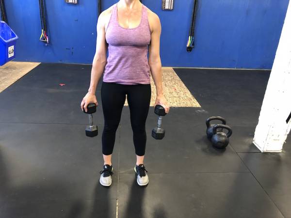 Dumbbell Head Hold Dumbbell Head Hold