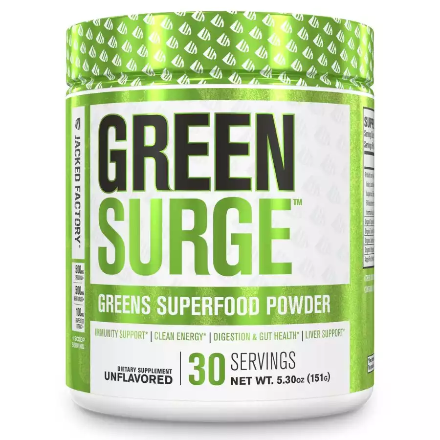 Jacked Factory Green Surge Green Superfood Powder